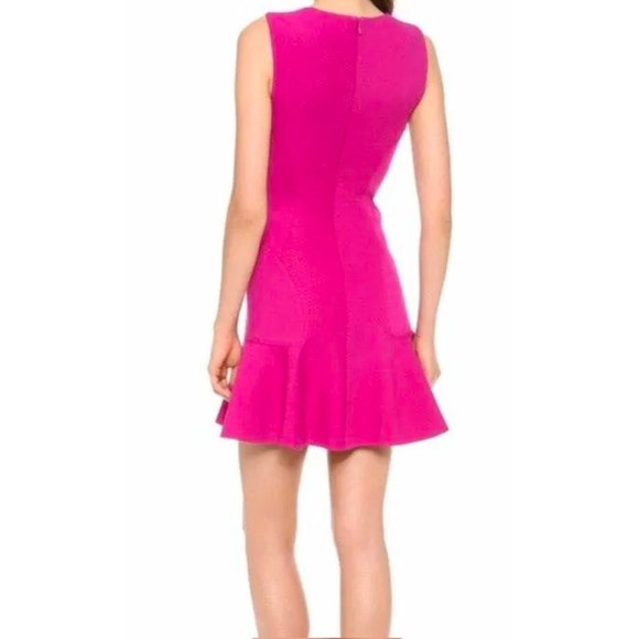 Diane Von Furstenburg Pink BodyCon Mini Dress - Picture 2 of 7